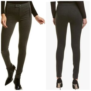 Vince $245 Ponte Knit Ski Pants Women 10 "Charcoal" Minimalist Quiet Luxury